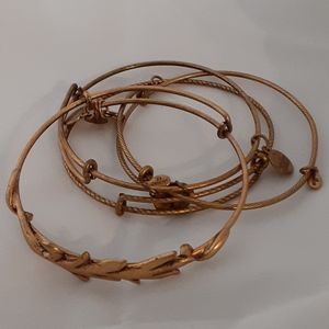 Four Alex and Ani Bracelets